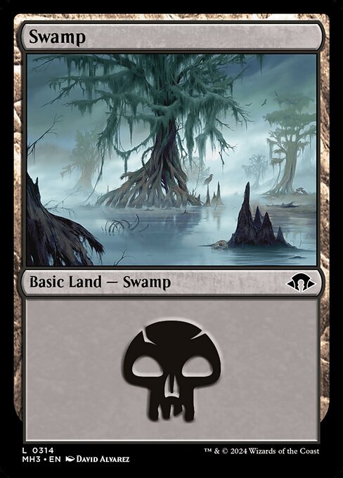 MTG Swamp MH3 314 Bundle Basic Land Foil