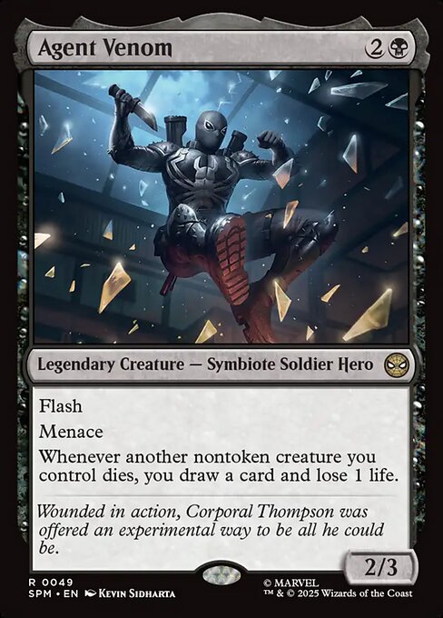 MTG Agent Venom SPM 049 Regular Nonfoil