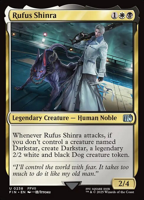 MTG Rufus Shinra FIN 238 Regular Nonfoil