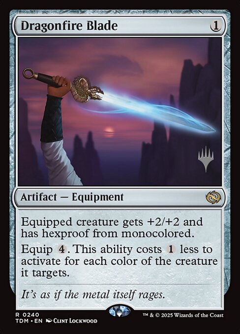 MTG Dragonfire Blade PTDM 240p Promo Pack Nonfoil