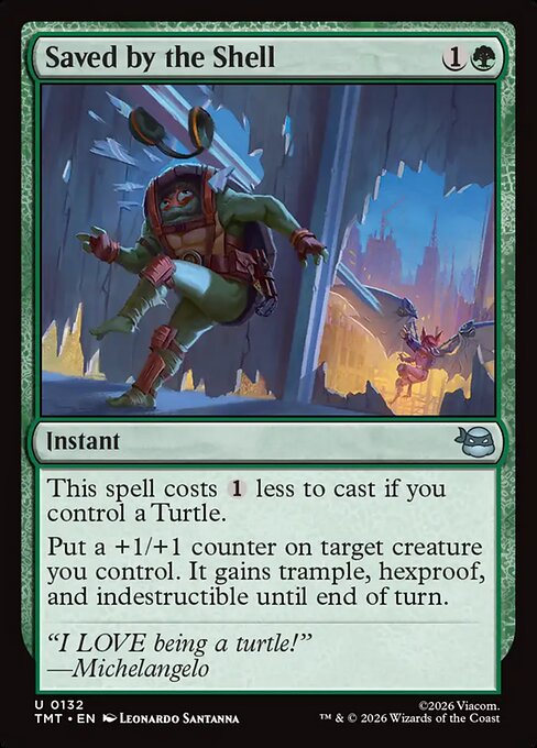 MTG Saved by the Shell TMT 132 Regular Foil
