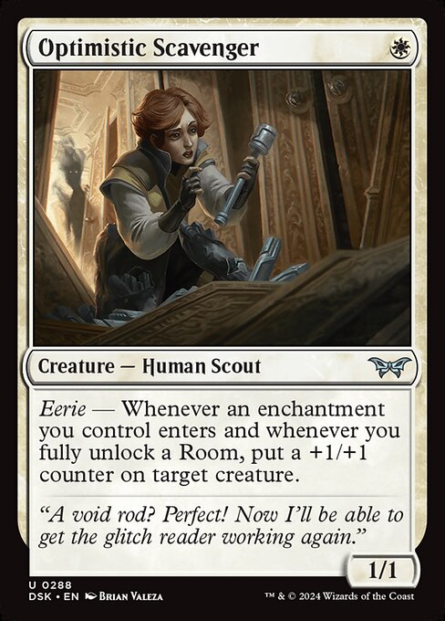MTG Optimistic Scavenger DSK 288 Lurking Evil Nonfoil