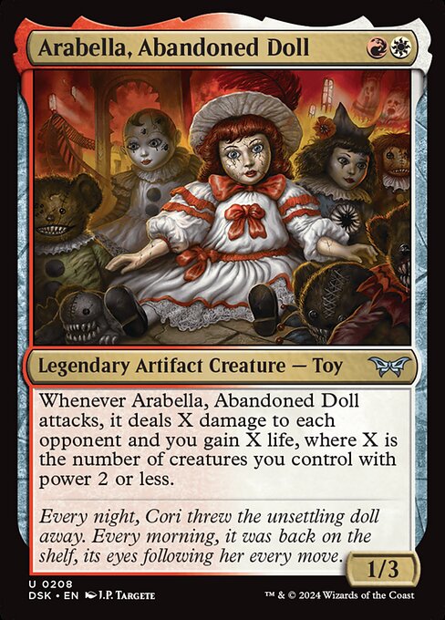 MTG Arabella, Abandoned Doll DSK 208 Regular Nonfoil
