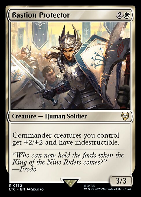 MTG Bastion Protector LTC 162 Alternate Art Nonfoil