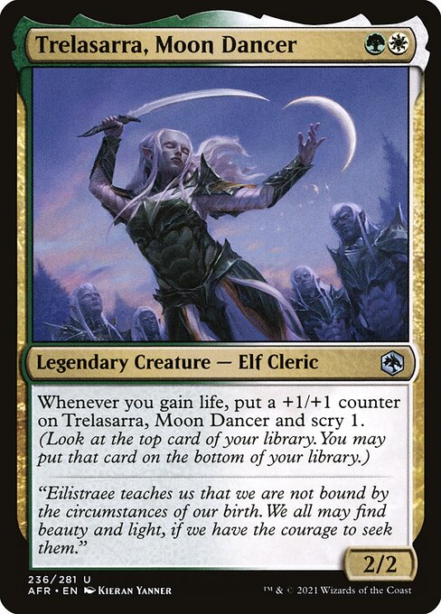 MTG Trelasarra, Moon Dancer AFR 236 Regular Foil