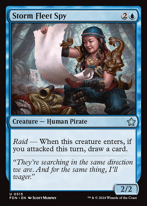 MTG Storm Fleet Spy FDN 515 Beginner Box Nonfoil