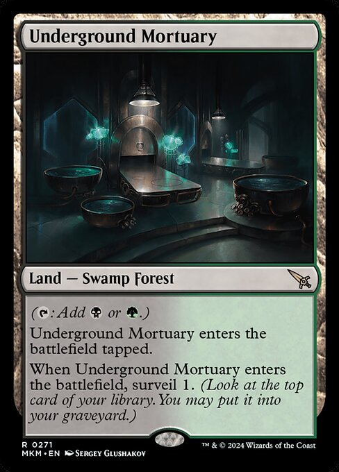 MTG Underground Mortuary MKM 271 Regular Foil