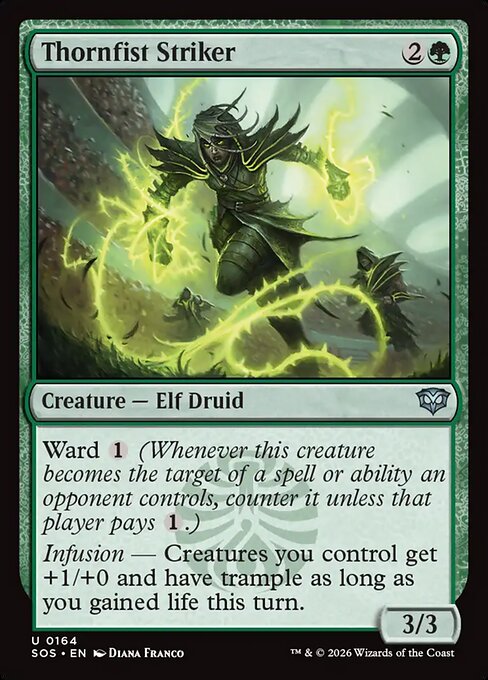 MTG Thornfist Striker SOS 164 Regular Nonfoil