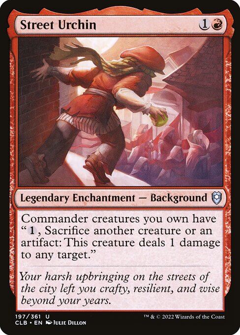 MTG Street Urchin CLB 197 Regular Foil