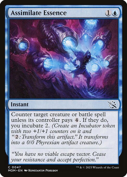MTG Assimilate Essence MOM 047 Regular Foil