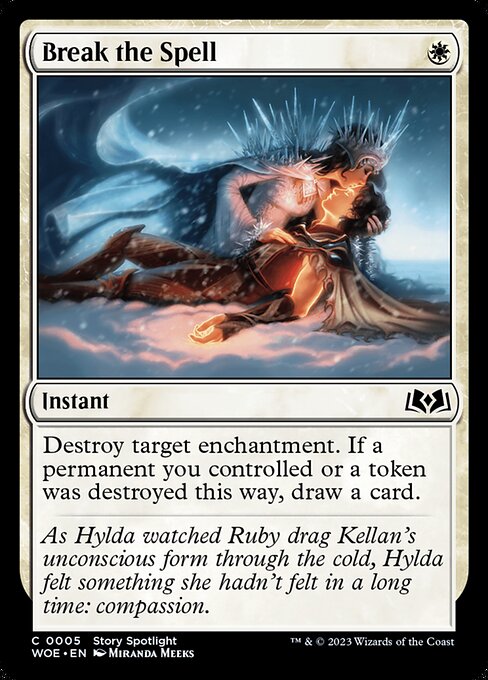 MTG Break the Spell WOE 005 Regular Nonfoil