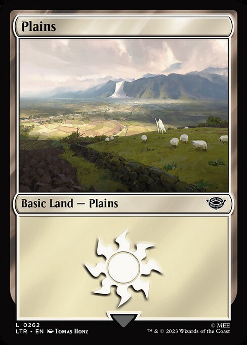 MTG Plains LTR 262 Regular Foil