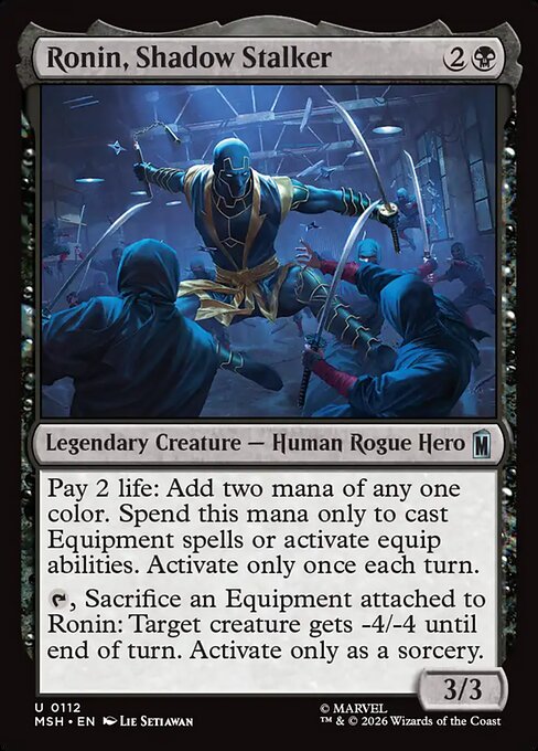 MTG Ronin, Shadow Stalker MSH 112 Regular Nonfoil
