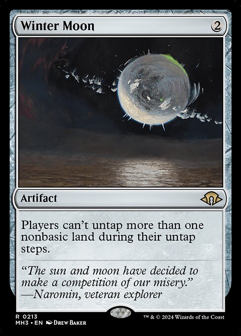 MTG Winter Moon MH3 213 Regular Foil