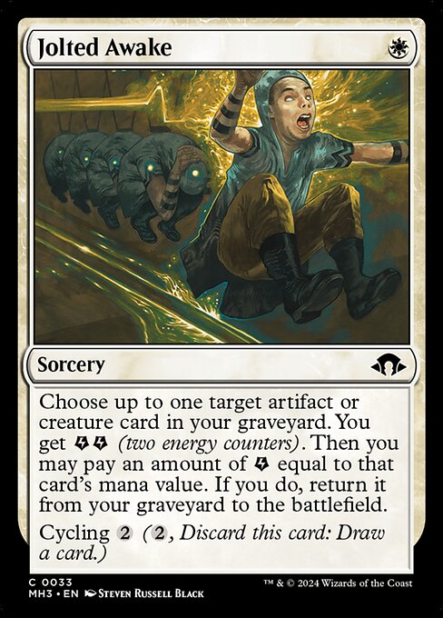 MTG Jolted Awake MH3 033 Regular Nonfoil