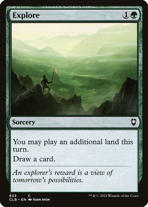 MTG Explore CLB 823 Commander Deck Nonfoil