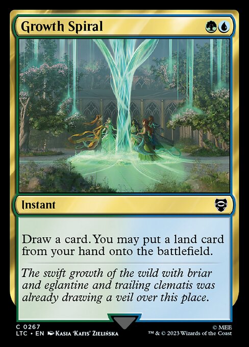 MTG Growth Spiral LTC 267 Alternate Art Nonfoil
