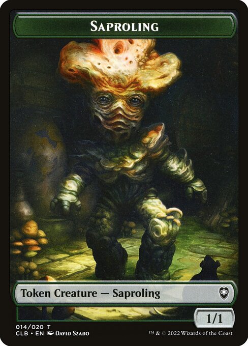 MTG Saproling Token CLB 014 Token Nonfoil