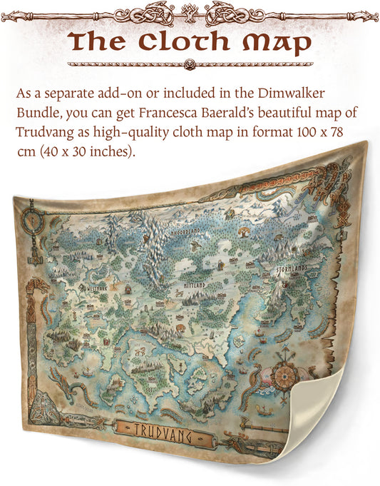 Dragonbane Trudvang – The Legend Returns - The Cloth Map - Kickstarter PREORDER - Physical only