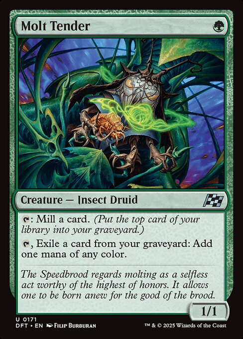 MTG Molt Tender DFT 171 Regular Nonfoil