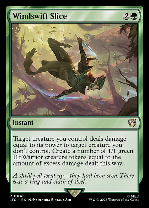 MTG Windswift Slice LTC 045 Regular Nonfoil