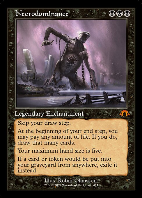 MTG Necrodominance MH3 411 Retro Frame Nonfoil