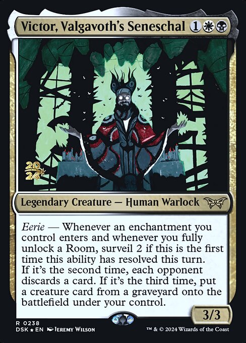 MTG Victor, Valgavoth's Seneschal PDSK 238s Prerelease Foil