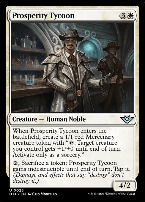 MTG Prosperity Tycoon OTJ 025 Regular Foil