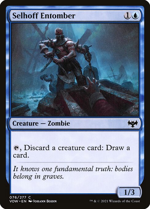 MTG Selhoff Entomber VOW 076 Standard Foil front