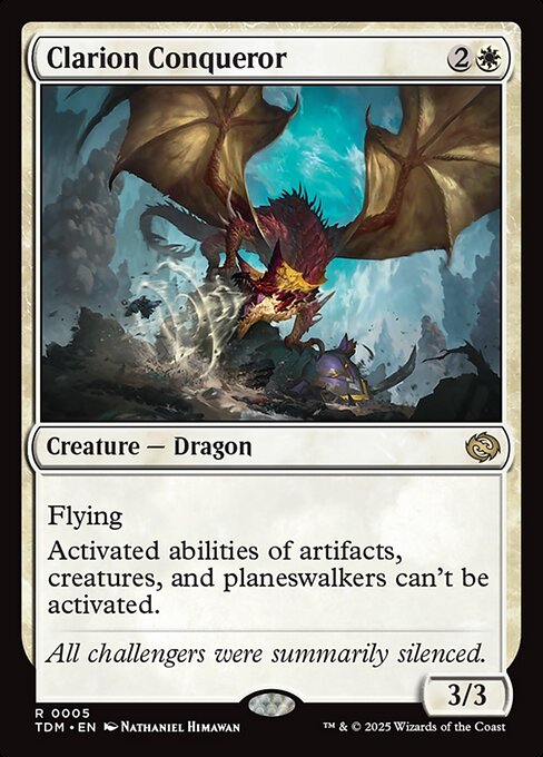 MTG Clarion Conqueror TDM 005 Regular Nonfoil
