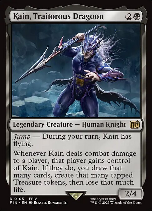 MTG Kain, Traitorous Dragoon FIN 105 Regular Nonfoil