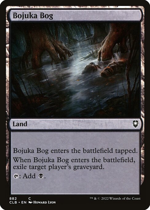 MTG Bojuka Bog CLB 882 Commander Deck Nonfoil