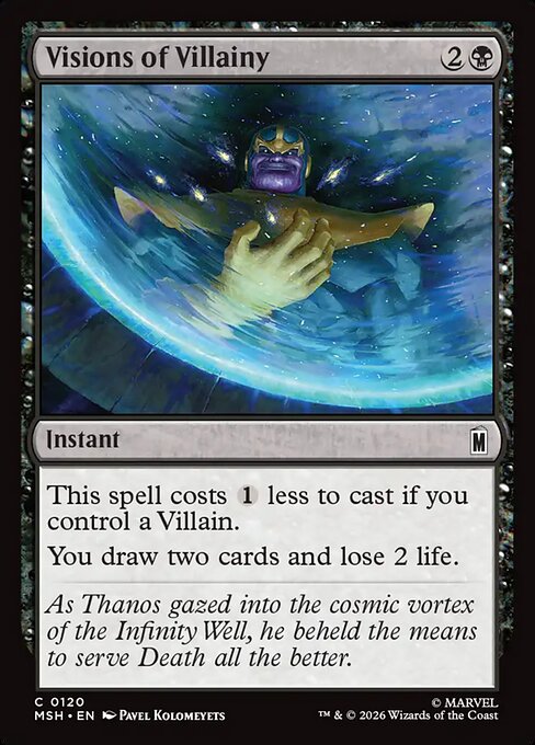 MTG Visions of Villainy MSH 120 Regular Foil