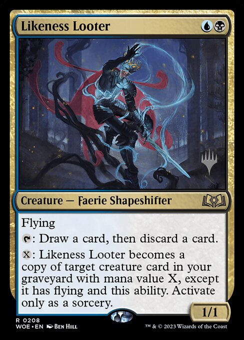 MTG Likeness Looter PWOE 208p Promo Pack Foil