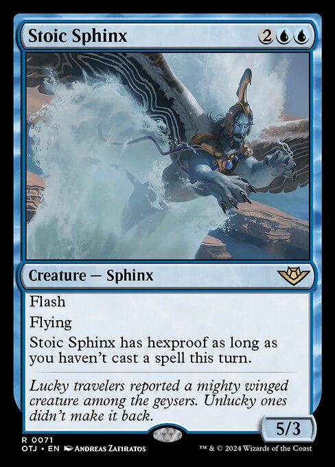 MTG Stoic Sphinx OTJ 071 Regular Nonfoil