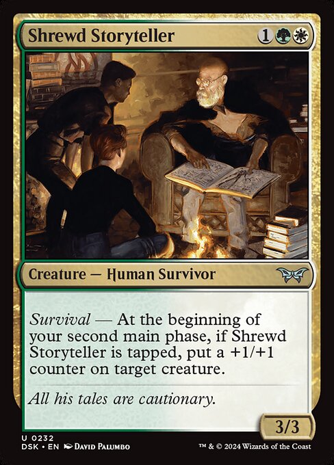 MTG Shrewd Storyteller DSK 232 Regular Foil