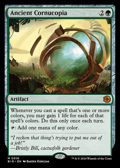 MTG Ancient Cornucopia BIG 016 Regular Foil
