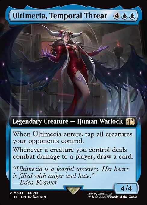 MTG Ultimecia, Temporal Threat FIN 441 Extended Art Nonfoil