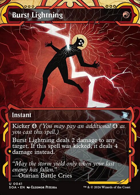 MTG Burst Lightning SOA 041 Mystical Archive Foil
