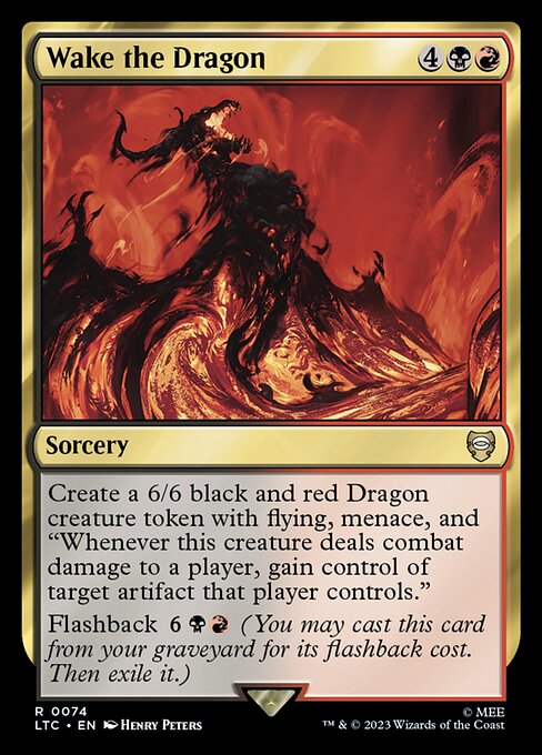 MTG Wake the Dragon LTC 074 Regular Nonfoil