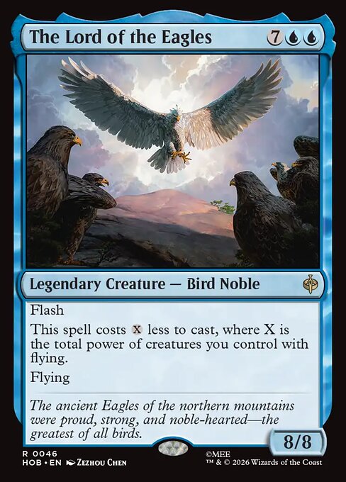 MTG The Lord of the Eagles HOB 046 Regular Foil