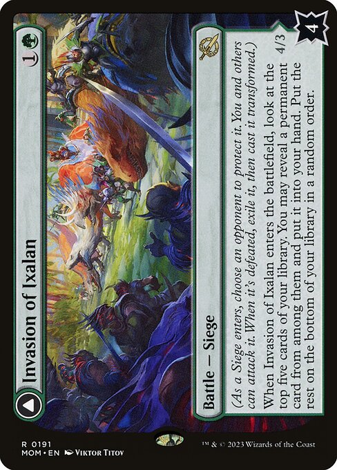 MTG Invasion of Ixalan // Belligerent Regisaur MOM 191 Regular Nonfoil