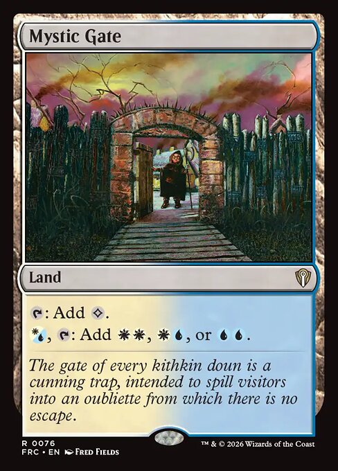 MTG Mystic Gate FRC 076 Standard Nonfoil front