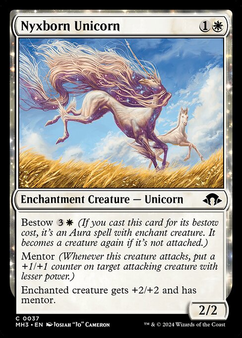 MTG Nyxborn Unicorn MH3 037 Regular Nonfoil