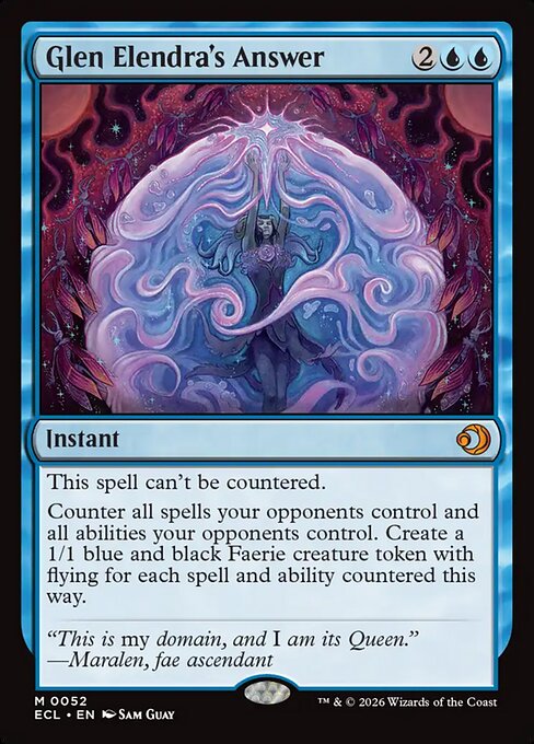 MTG Glen Elendra's Answer ECL 052 Regular Nonfoil