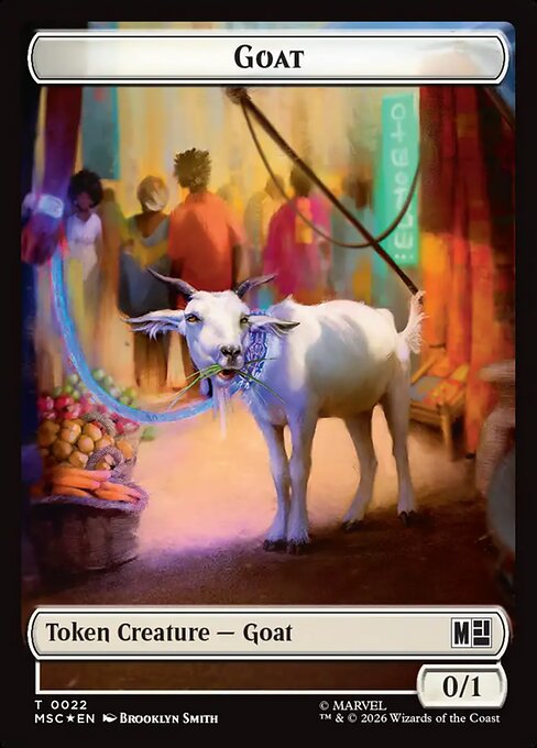 MTG Goat Token MSC 022 Token Foil