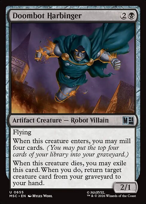 MTG Doombot Harbinger MSC 655 Regular Foil