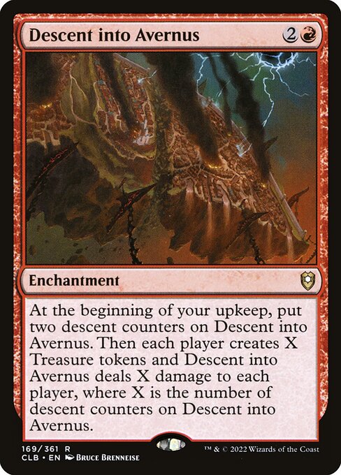 MTG Descent into Avernus CLB 169 Regular Foil