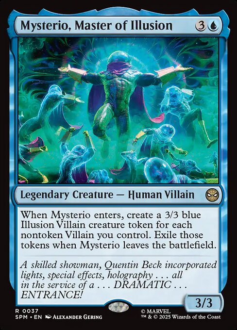 MTG Mysterio, Master of Illusion SPM 037 Regular Nonfoil