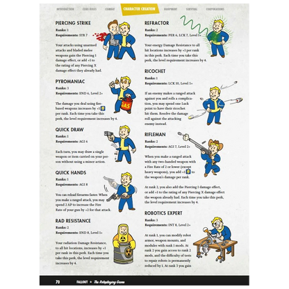 Fallout RPG Core Rulebook Damage Types